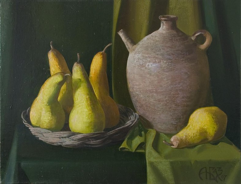 ANDREY BAZANOV * STILL LIFE * Oil on Canvas 50x65