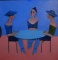 SHACRO BOCKUTCHAWA * THREE SISTERS * Oil on Canvas 70x70