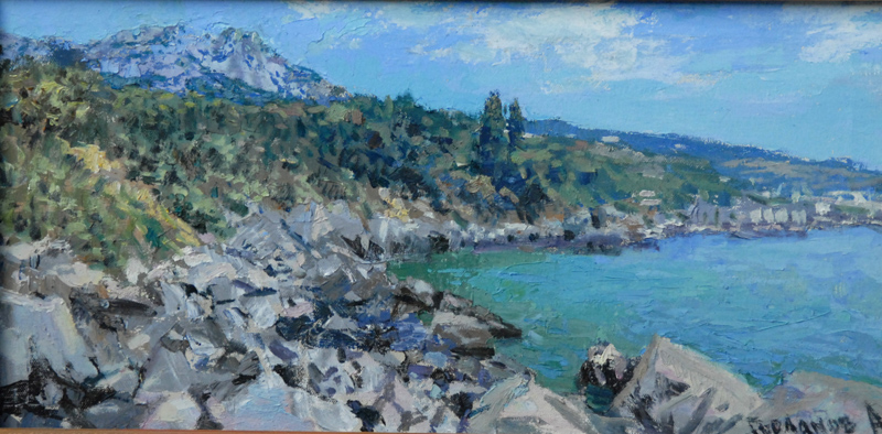 ANDRIAN GORLANOV * CRIMEA * Oil on Canvas 40x80