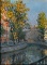 ANDRIAN GORLANOV * EVENING ON CANAL * Oil on Canvas 40x30