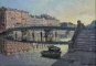 ANDRIAN GORLANOV * MORNING ON FONTANKA RIVER * Oil on Canvas 70x100