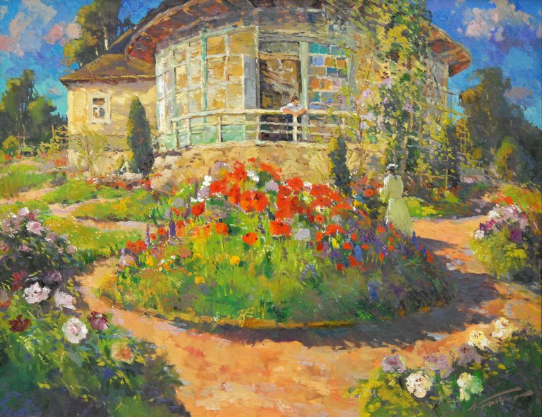 ALEXANDER KREMER * SUMMER * Oil on Canvas 70x90