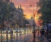CYRILL MAL'KOV * KAMENNOOSTROVSKY PROSPECT * Oil on Canvas 65x80