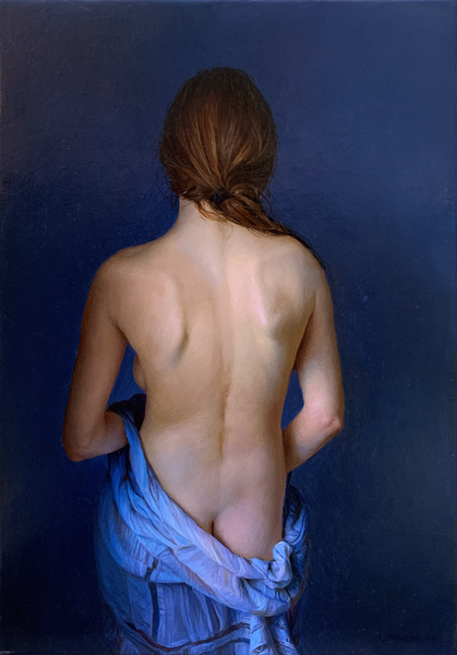 Serge Marshennikov Nude From The Back Oil On Canvas X Cm