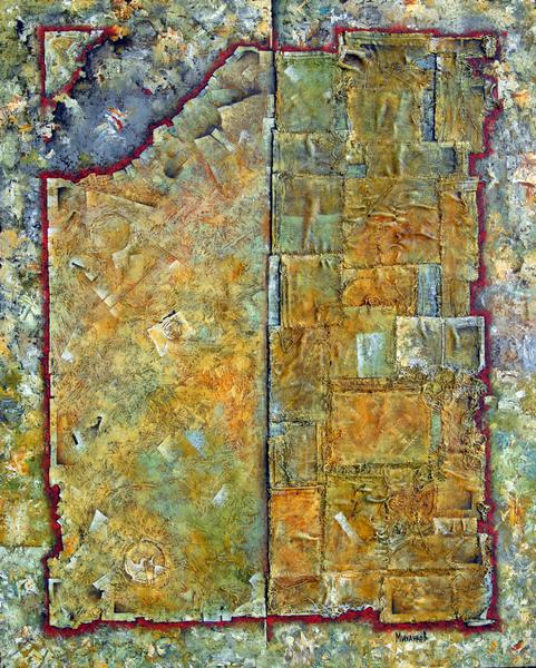 SERGEY MIKHANKOV * COMPOSITION * Oil on Canvas 100x80
