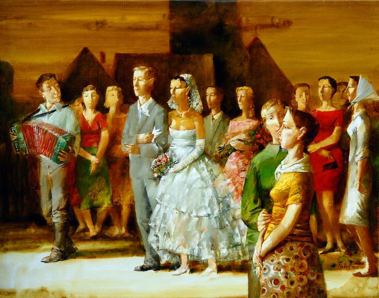 ALEXANDER POKLAD * WEDDING * Oil on Canvas 70x90