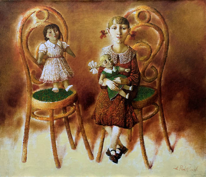 ALEXANDER POKLAD * FRIENDS * Oil on Canvas 60x70