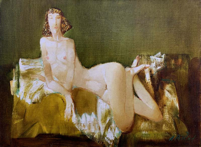 ALEXANDER POKLAD * NUDE I * Oil on Canvas 30x40