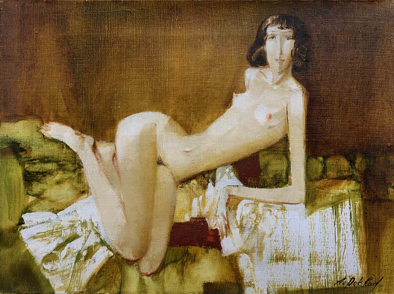 ALEXANDER POKLAD * NUDE II * Oil on Canvas 30x40