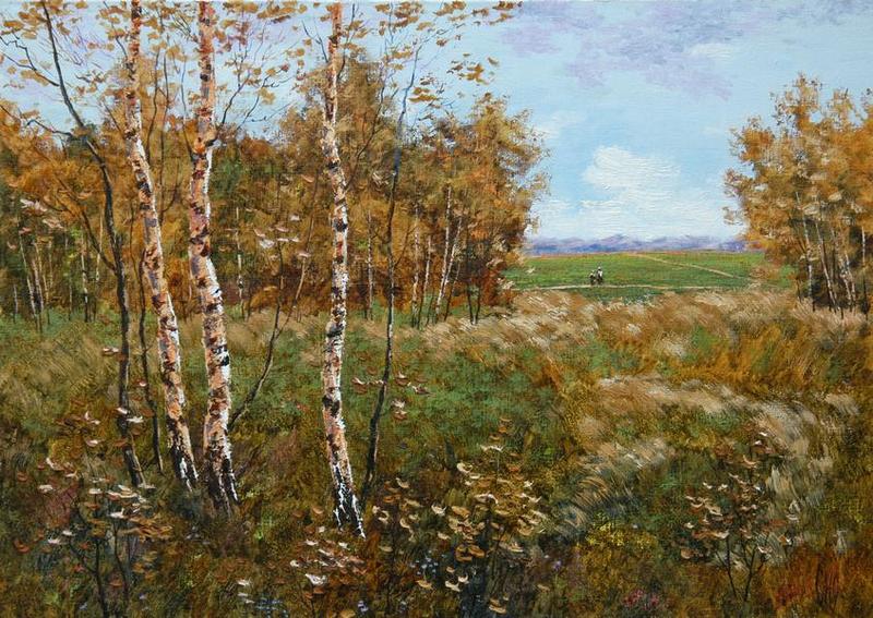 OLEG SNO * AUTUMN * Oil on Canvas 90x60