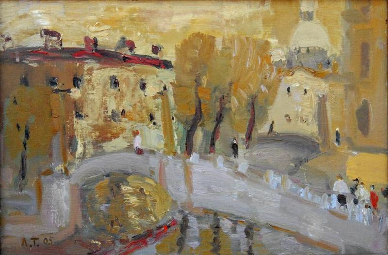 LARISA TAMASHEVICH * GOLD * Oil on Canvas 40x60