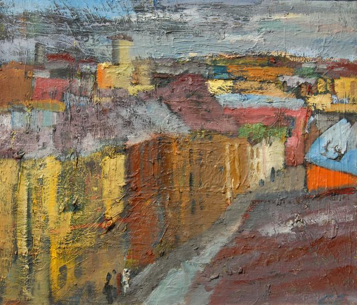 SERGEY YEVSIN * OLD CITY * Oil on Canvas 60x70